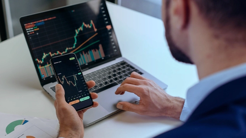 Dashboard di trading IA di Monetrioxil